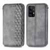 Samsung Galaxy S22 Plus hoesje - Bookcase - Pasjeshouder - Portemonnee - Diamantpatroon - Kunstleer - Grijs