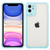 iPhone SE 2022 hoesje - Backcover - Camerabescherming - Anti shock - TPU - Transparant/Lichtblauw