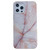 Samsung Galaxy S20 Ultra hoesje - Backcover - Softcase - Marmer - Marmerprint - TPU - Beige/Wit