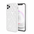 iPhone X hoesje - Backcover - Luxe - Diamantpatroon - TPU - Wit