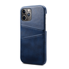 iPhone XR hoesje - Backcover - Pasjeshouder - Portemonnee - Kunstleer - Donkerblauw
