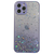 iPhone 11 Pro Max hoesje - Backcover - Camerabescherming - Glitter - TPU - Paars