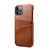 OnePlus 9 Pro hoesje - Backcover - Pasjeshouder - Portemonnee - Kunstleer - Donkerbruin