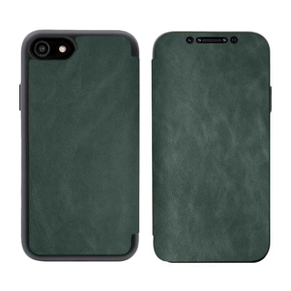 JVS Products iPhone 12 Pro Max hoesje - Bookcase - Kunstleer - Siliconen - Groen