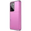 iPhone 11 hoesje - Backcover - Hardcase - Pasjeshouder - Portemonnee - Shockproof - TPU - Roze