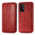 Samsung Galaxy A51 hoesje - Bookcase - Pasjeshouder - Portemonnee - Diamantpatroon - Kunstleer - Rood