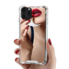 iPhone 12 hoesje - Backcover - Hardcase - Spiegel - TPU - Zilver