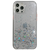 iPhone 11 hoesje - Backcover - Camerabescherming - Glitter - TPU - Transparant