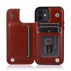 Samsung Galaxy S22 hoesje - Backcover - Pasjeshouder - Portemonnee - Kunstleer - Bruin