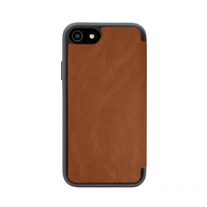 JVS Products Samsung Galaxy S21 Plus hoesje - Bookcase - Kunstleer - Siliconen - Bruin