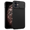 iPhone 12 Pro Max hoesje - Backcover - Camerabescherming - TPU - Zwart