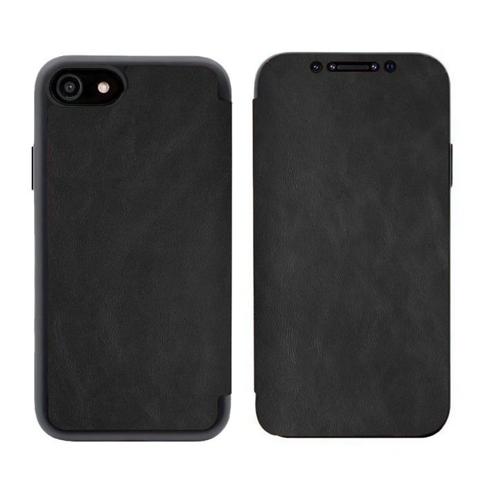 JVS Products iPhone 11 Pro Max hoesje - Bookcase - Kunstleer - Siliconen - Zwart