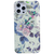 Samsung Galaxy S21 Plus hoesje - Backcover - Softcase - Bloemenprint - Bloemen - TPU - Groen/Roze