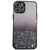 iPhone 13 Pro Max hoesje - Backcover - Camerabescherming - Glitter - TPU - Zwart