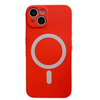 iPhone 14 hoesje - Backcover - Geschikt voor MagSafe - TPU - Rood