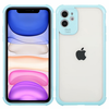 iPhone XS Max hoesje - Backcover - Camerabescherming - Anti shock - TPU - Transparant/Lichtblauw