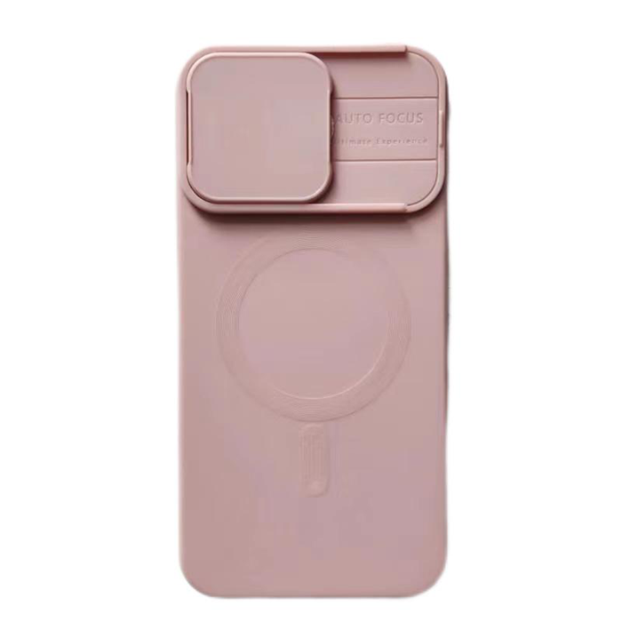 JVS Products iPhone 14 hoesje - Backcover - Geschikt voor MagSafe - Camerabescherming - TPU - Roze