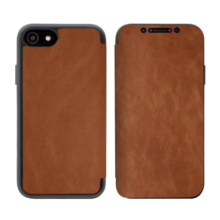 JVS Products Samsung Galaxy S20 hoesje - Bookcase - Kunstleer - Siliconen - Bruin