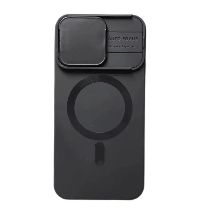 JVS Products iPhone 14 Plus hoesje - Backcover - Geschikt voor MagSafe - Camerabescherming - TPU - Zwart
