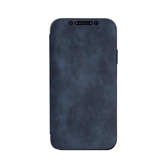 JVS Products iPhone 11 Pro Max hoesje - Bookcase - Kunstleer - Siliconen - Blauw