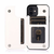 iPhone SE 2022 hoesje - Backcover - Pasjeshouder - Portemonnee - Kunstleer - Wit