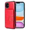 iPhone 11 hoesje - Backcover - Pasjeshouder - Portemonnee - Kunstleer - Rood