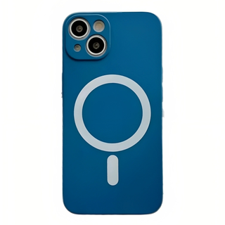 JVS Products iPhone 13 Pro hoesje - Backcover - Geschikt voor MagSafe - TPU - Donkerblauw