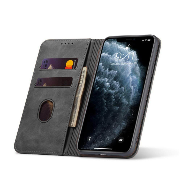 JVS Products Xiaomi Redmi Note 11 Pro hoesje - Bookcase - Pasjeshouder - Portemonnee - Kunstleer - Zwart