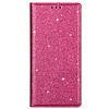 iPhone 14 Pro hoesje - Bookcase - Pasjeshouder - Portemonnee - Glitter - TPU - Roze