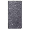 iPhone 13 hoesje - Bookcase - Pasjeshouder - Portemonnee - Glitter - TPU - Grijs