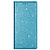 Samsung Galaxy A53 hoesje - Bookcase - Pasjeshouder - Portemonnee - Glitter - TPU - Blauw