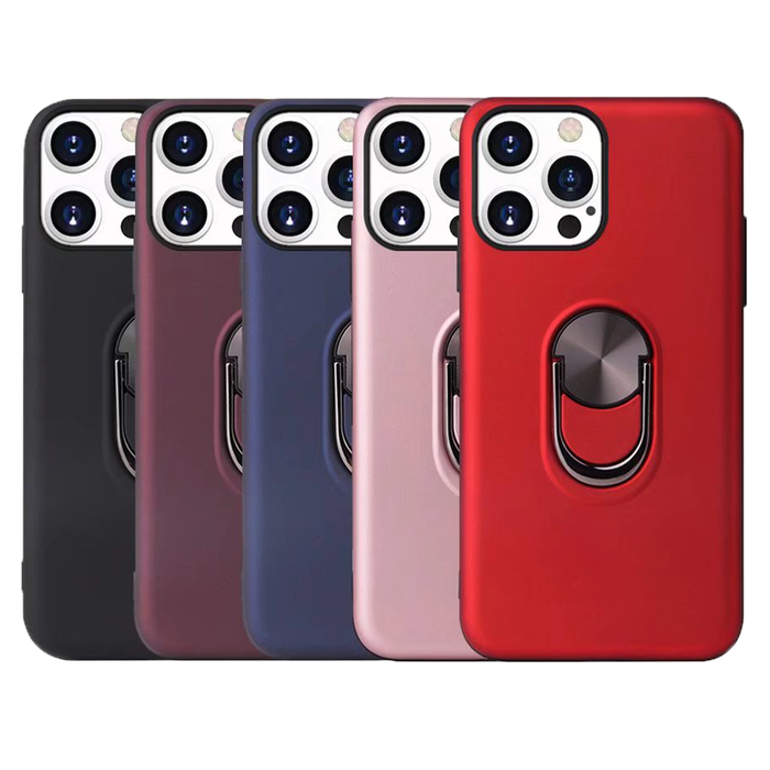 JVS Products iPhone SE 2022 hoesje - Backcover - Ringhouder - TPU - Rood