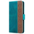 iPhone 13 Mini hoesje - Bookcase - Pasjeshouder - Portemonnee - Patroon - Kunstleer - Blauw/Bruin