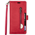 iPhone 15 Plus hoesje -  Bookcase -  Koord -  Pasjeshouder -  Portemonnee -  Rits -  Kunstleer -  Roze
