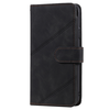iPhone 15 Pro hoesje -  Bookcase -  Koord -  Pasjeshouder -  Portemonnee -  Kunstleer -  Zwart