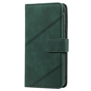 JVS Products iPhone 15 Plus hoesje -  Bookcase -  Koord -  Pasjeshouder -  Portemonnee -  Kunstleer -  Groen