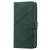 iPhone 15 Plus hoesje -  Bookcase -  Koord -  Pasjeshouder -  Portemonnee -  Kunstleer -  Groen