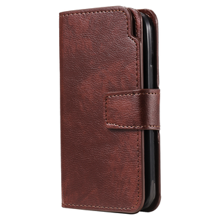 JVS Products iPhone 15 Pro hoesje - Bookcase - Pasjeshouder - Portemonnee - Luxe - Kunstleer - Bruin