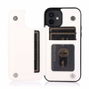 iPhone 15 hoesje -  Backcover -  Pasjeshouder -  Portemonnee -  Kunstleer -  Wit