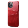 iPhone 15 Pro Max hoesje -  Backcover -  Pasjeshouder -  Portemonnee -  Kunstleer -  Rood