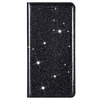 iPhone 15 Pro Max hoesje -  Bookcase -  Pasjeshouder -  Portemonnee -  Glitter -  TPU -  Zwart