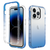 iPhone 15 Pro Max hoesje -  Full body -  2 delig -  Shockproof -  Siliconen -  TPU -  Blauw