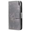 iPhone 15 Plus hoesje -  Bookcase -  Pasjeshouder -  Portemonnee -  Luxe -  Kunstleer -  Grijs