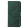 iPhone 15 Pro hoesje -  Bookcase -  Koord -  Pasjeshouder -  Portemonnee -  Kunstleer -  Groen
