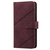 iPhone 15 hoesje -  Bookcase -  Koord -  Pasjeshouder -  Portemonnee -  Kunstleer -  Bordeaux Rood