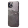 iPhone 15 Pro Max hoesje -  Backcover -  Pasjeshouder -  Portemonnee -  Kunstleer -  Grijs