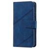 iPhone 15 Plus hoesje -  Bookcase -  Koord -  Pasjeshouder -  Portemonnee -  Kunstleer -  Blauw