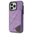 iPhone 15 Pro hoesje -  Backcover -  Pasjeshouder -  Portemonnee -  Camerabescherming -  Stijlvol patroon -  TPU -  Paars