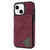 iPhone 15 Plus hoesje -  Backcover -  Pasjeshouder -  Portemonnee -  Camerabescherming -  Stijlvol patroon -  TPU -  Bordeaux Rood