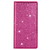 iPhone 15 Pro Max hoesje -  Bookcase -  Pasjeshouder -  Portemonnee -  Glitter -  TPU -  Roze